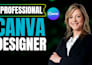do professional canva design for social media canva template